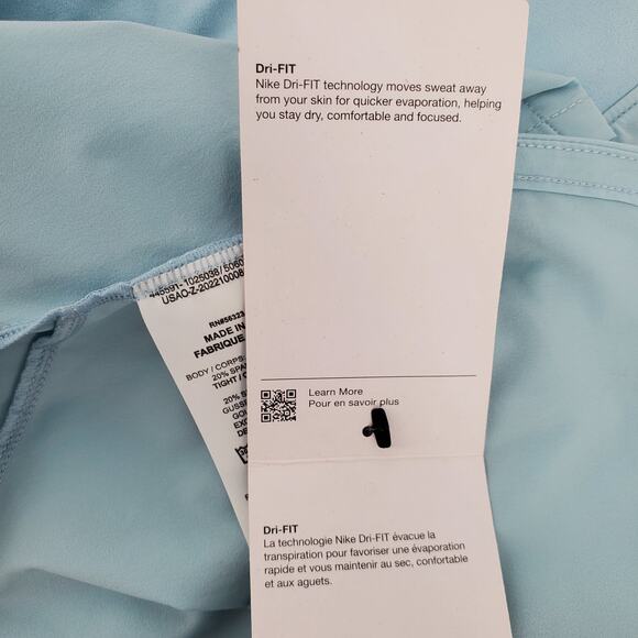 Nike Womens XXL Dri Fit Light Blue Skort Pockets New - Picture 8 of 8